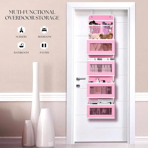 Giraffe Creation Over Door Organizer with 4 Large Capacity Pockets