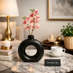 Modern Donut Shape Decorative Flower Vase