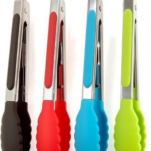 ZHIYE 4Pcs Silicone Tongs, Kitchen Tongs 7