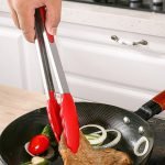 ZHIYE 4Pcs Silicone Tongs, Kitchen Tongs 7