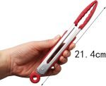 ZHIYE 4Pcs Silicone Tongs, Kitchen Tongs 7